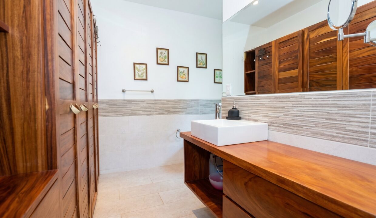Tropical Eden — bathroom wood vanity